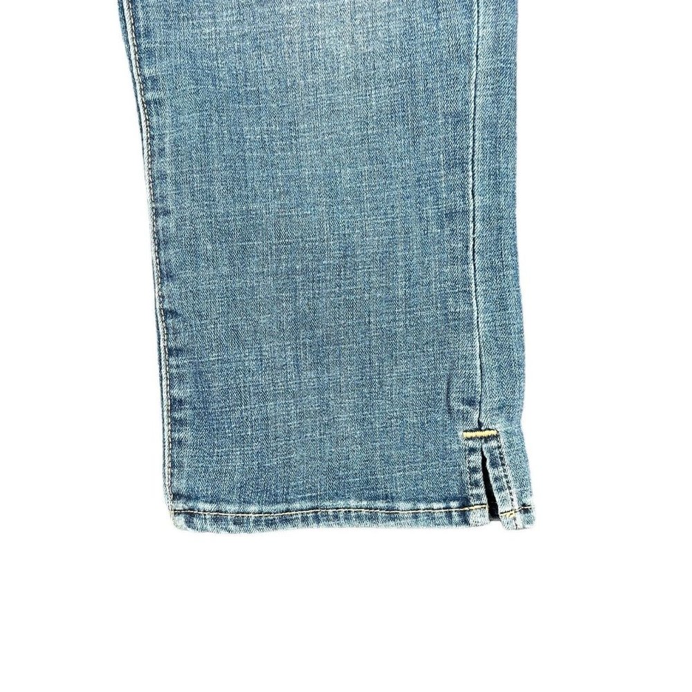 Levi's Jeans Classic‎ Capri Blue High Rise Stretch Denim Pants Women's Size 4 - Picture 4 of 16